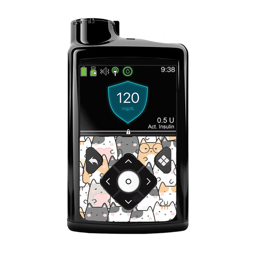Peelz Kitty Cartoon for Medtronic MiniMed 770G & 780G Peelz/Stickers