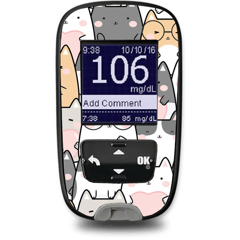 Peelz Kitty Cartoon for the Accu-Chek Guide Glucometer Peelz/Stickers
