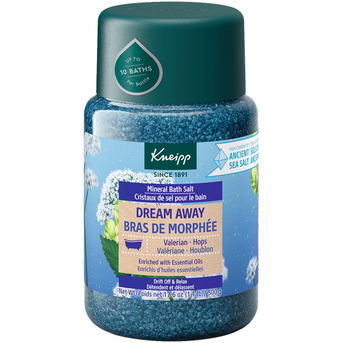 Kneipp Dream Away Valerian & Hops Mineral Bath Salt 17.6 Oz.