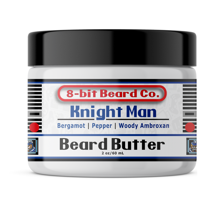 8Bit Beard Co. Knight Man | Beard Butter - Bergamot, Pepper, Woodsy