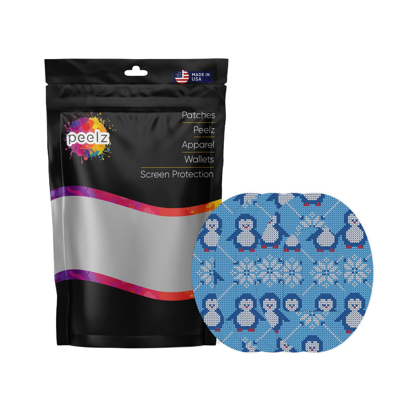 Peelz Knitted Penguins Pod Patch Tape - Pump Peelz Patch Medical Tape