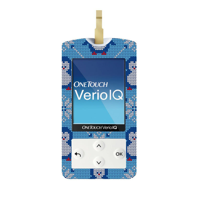 Peelz Knitted Penguins for OneTouch Verio IQ Glucometer Peelz/Stickers