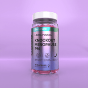 Suplementos Laura Posada by The Brand Atelier Knockout Menopause PM | Alivio Natural para Sudores Nocturnos, Ansiedad y un Sueño Reparador