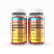Suplementos Laura Posada by The Brand Atelier Knockout Menopause AM | Apoyo Natural para Energía, Enfoque, Cambios de Humor, Sofocos