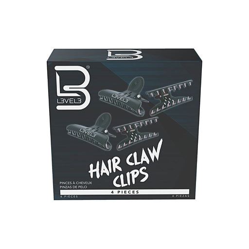 Level 3 Hair Claw Clips-4 Pack