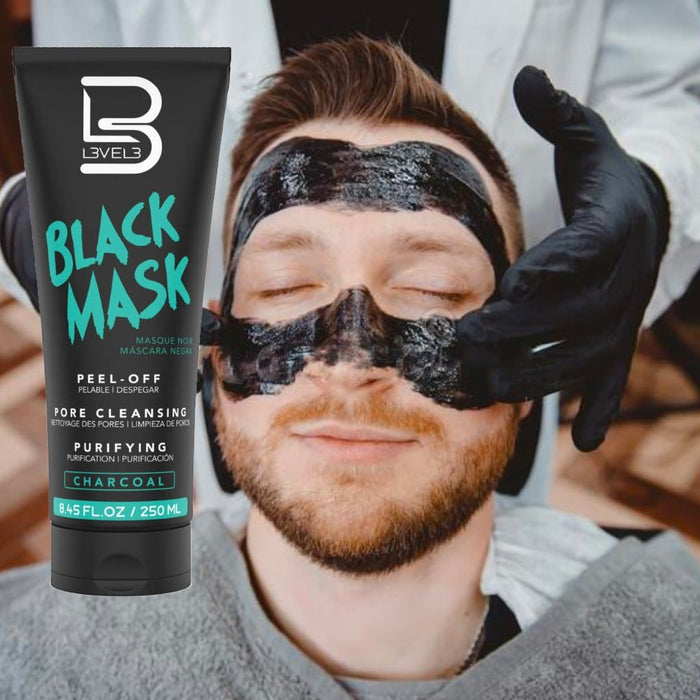 Level 3 Barber Black Facial Mask