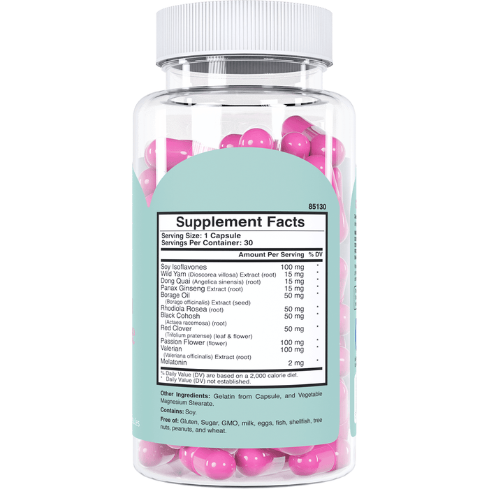 Suplementos Laura Posada By The Brand Atelier - Knockout Menopause Pm - Menopause Nighttime Symptom Relief Formula