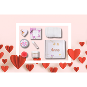 Lizush Cute LOVE Special Gift Box, Natural Skincare Gift Box, Mother's Day Gift, BFF, Sister Gift set for Her