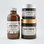 The Lovely Rose Apothecary Lavender Beauty Set Light Gray