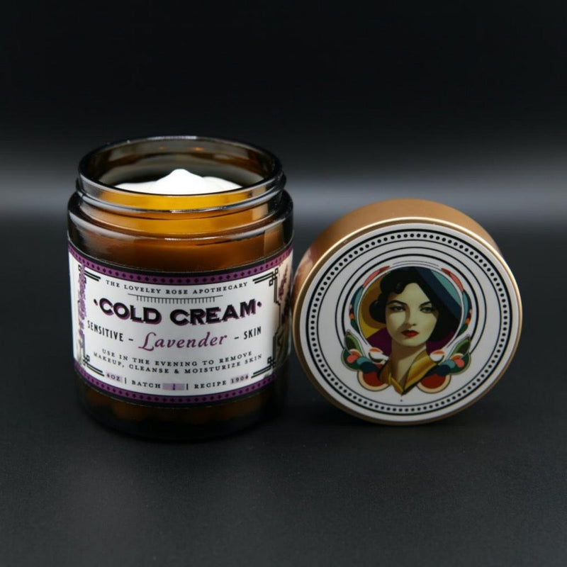 The Lovely Rose Apothecary Lavender Cold Cream Black