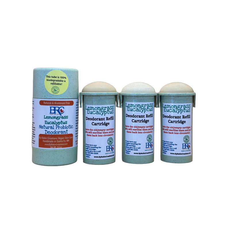 By Robin Creations Natural Probiotic Deodorant Stick, Vegan & Aluminum-Free Deodorant & Body Care