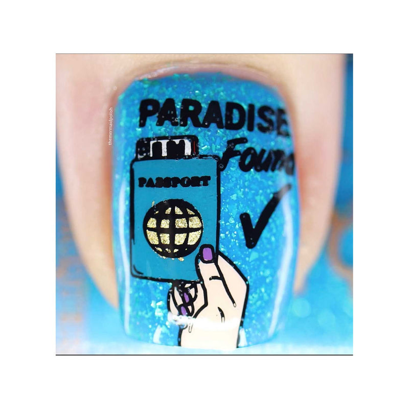 UberChic Beauty Let's Get Lost Stamping Plate