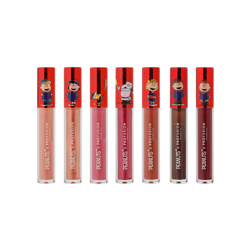Profusion Cosmetics Peanuts Holiday | The Joy of Giving 7PC Lip Gloss Set Lip