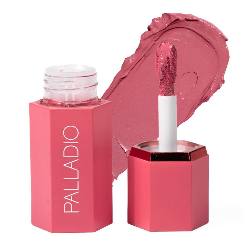 Palladio LIQUID BLUSH Blush & Lip Makeup White Smoke Cool Pink - LIB05
