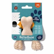 BetterBone All Natural Eco-Friendly Dog Chews & Bones BetterBone LIGHT Chew Toy Dog Toys White Smoke Mini / Beef
