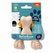 BetterBone All Natural Eco-Friendly Dog Chews & Bones BetterBone LIGHT Chew Toy Dog Toys White Smoke Mini / Veggie