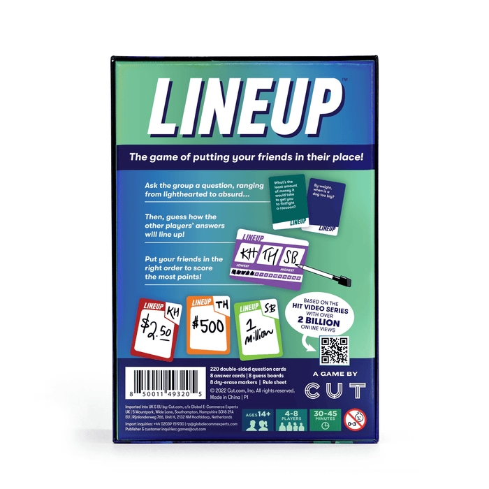 Lineup: The Card Game | Social Guessing Party Game by Cut