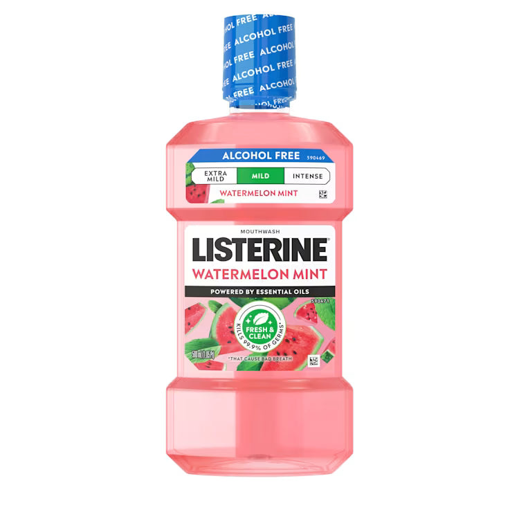 Listerine Listerine Mouth Wash Watermelon Mint 500ml Mouthwash White Smoke