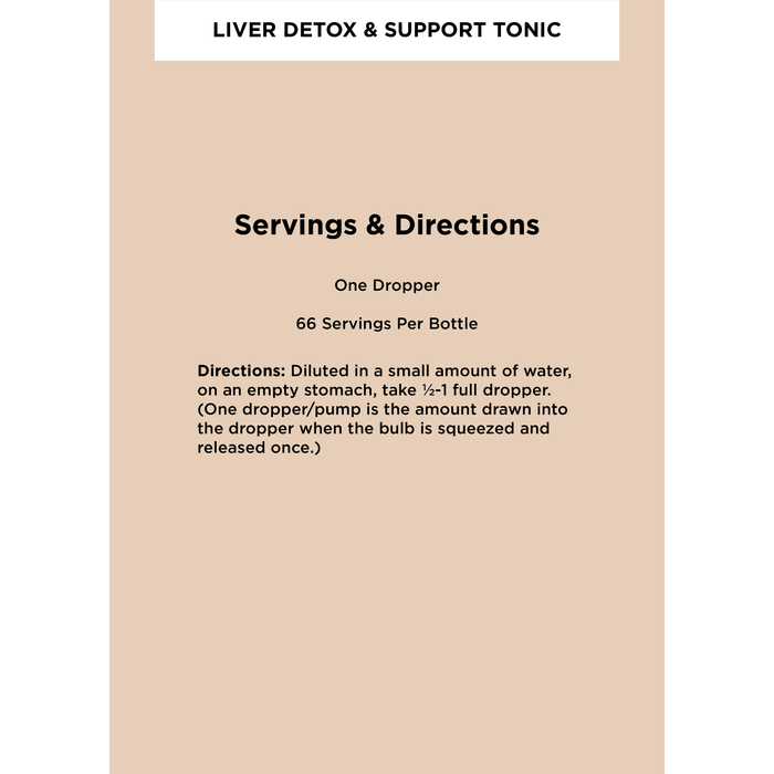Zuma Nutrition - Liver Detox & Support Tonic