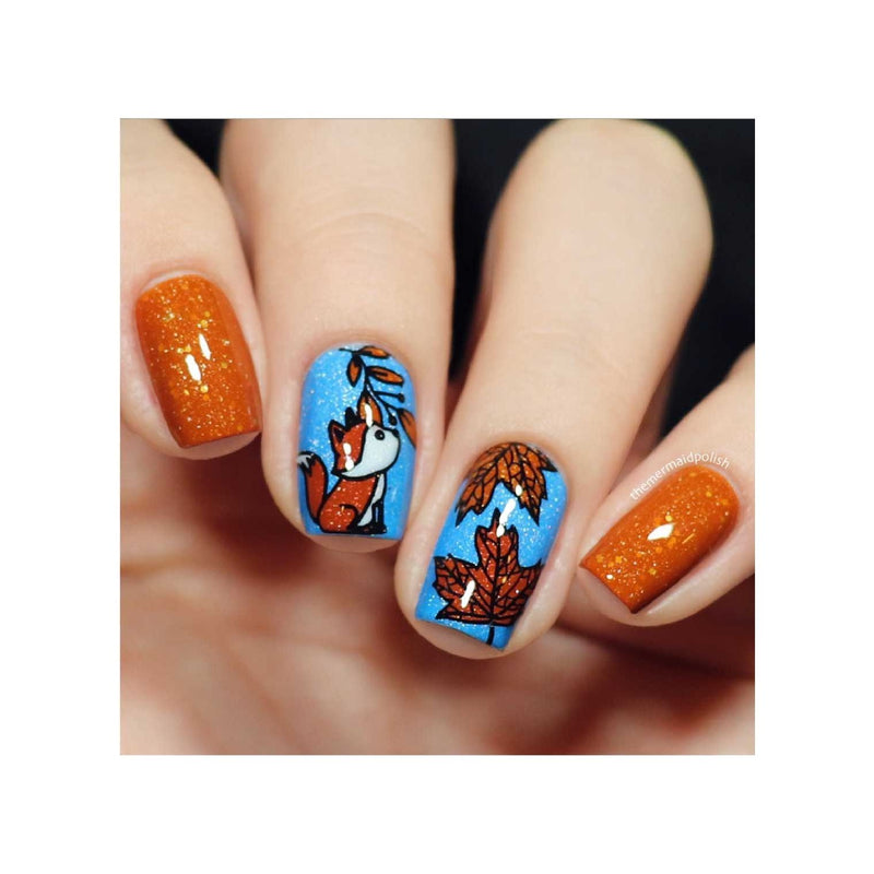 UberChic Beauty Lovely Leaves-04 Stamping Plate