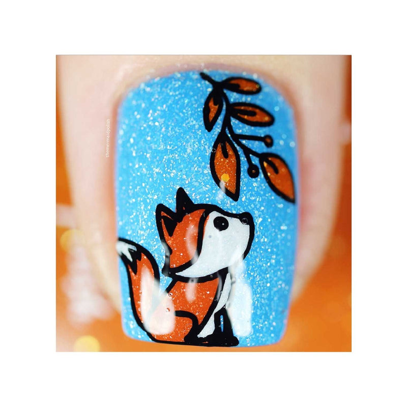 UberChic Beauty Lovely Leaves-04 Stamping Plate