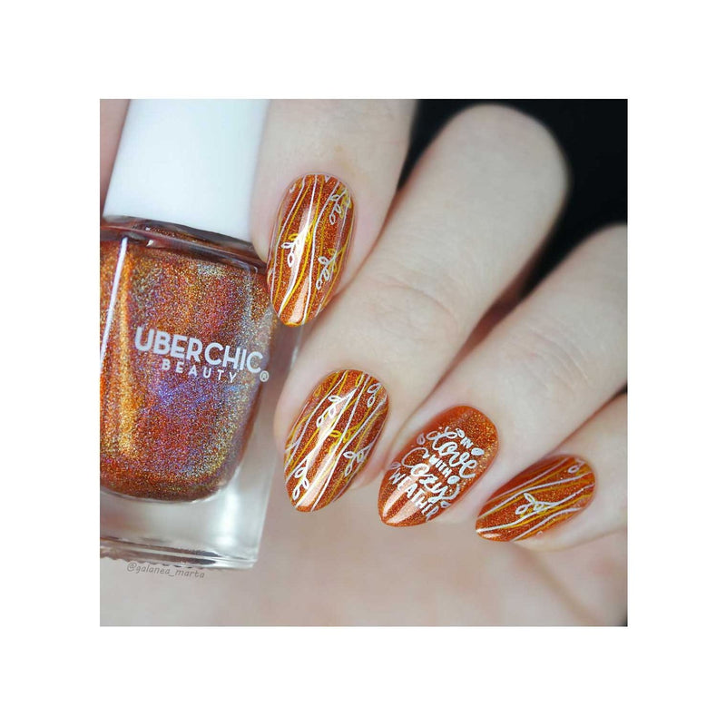 UberChic Beauty Lovely Leaves-05 Stamping Plate