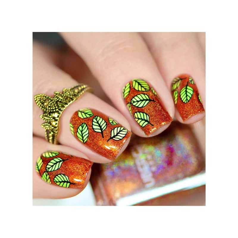 UberChic Beauty Lovely Leaves-05 Stamping Plate