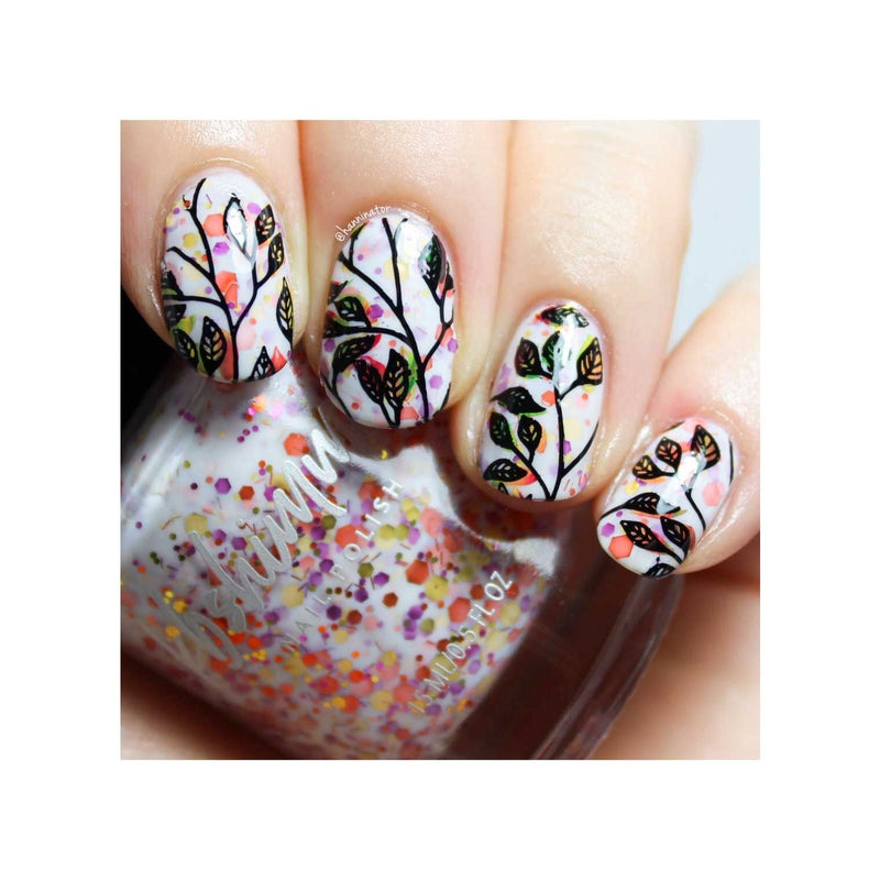 UberChic Beauty Lovely Leaves-05 Stamping Plate