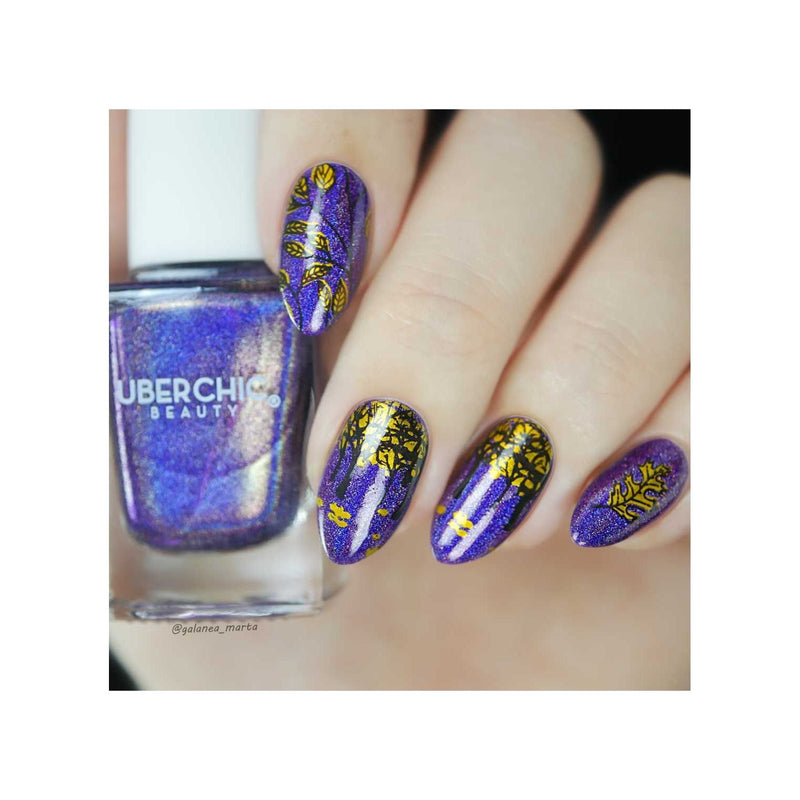 UberChic Beauty Lovely Leaves-05 Stamping Plate
