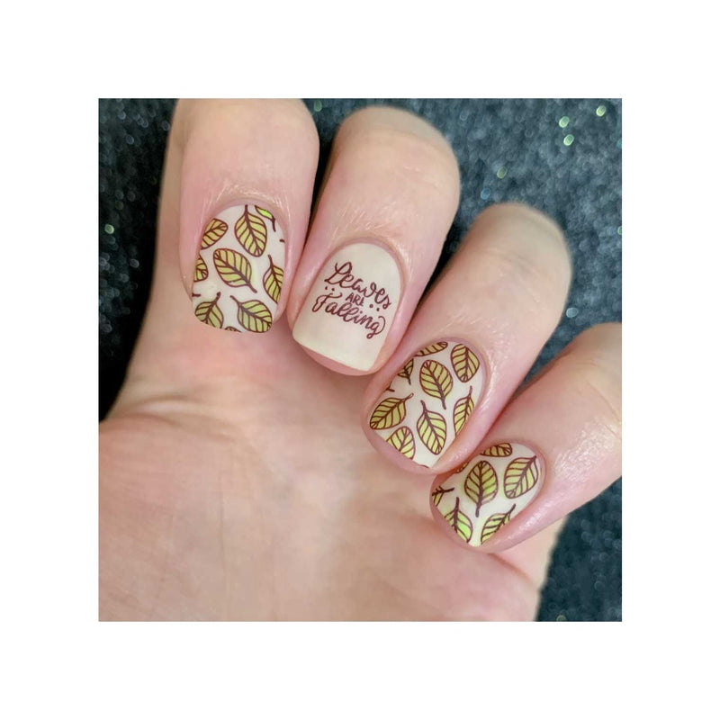 UberChic Beauty Lovely Leaves-05 Stamping Plate