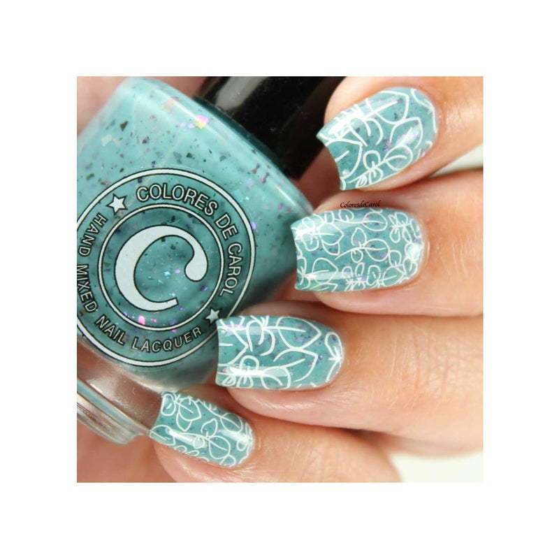 UberChic Beauty Lovely Leaves-05 Stamping Plate
