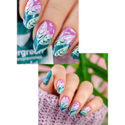 UberChic Beauty Lovely Leaves-06 Stamping Plate