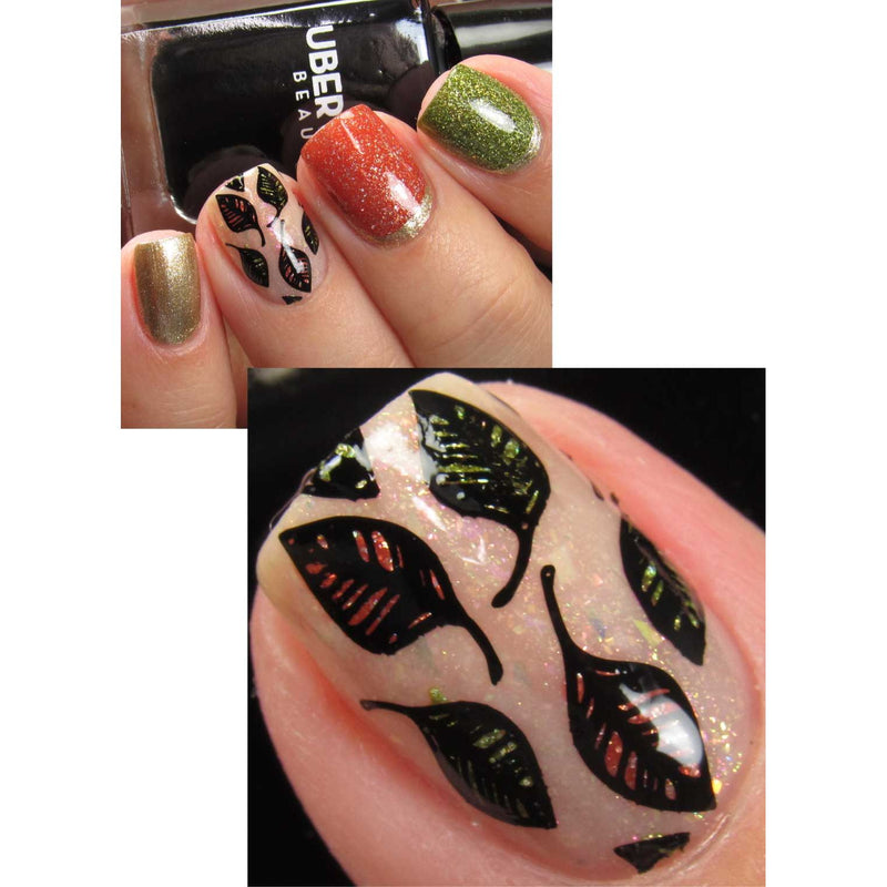 UberChic Beauty Lovely Leaves-06 Stamping Plate