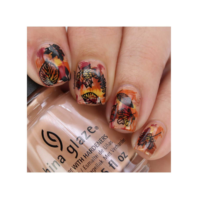 UberChic Beauty Lovely Leaves-06 Stamping Plate