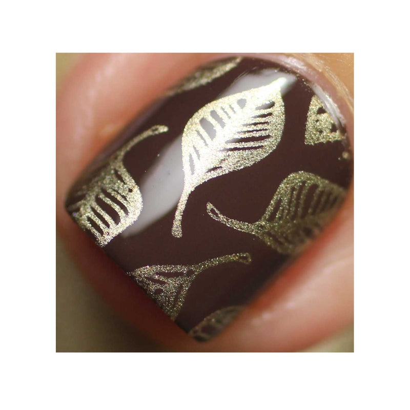 UberChic Beauty Lovely Leaves-06 Stamping Plate