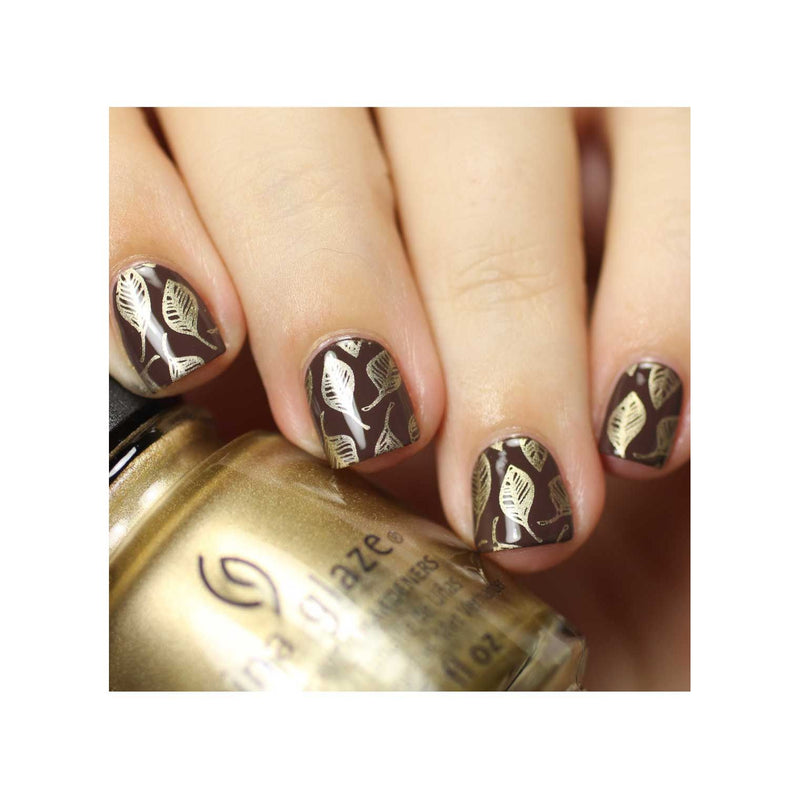 UberChic Beauty Lovely Leaves-06 Stamping Plate