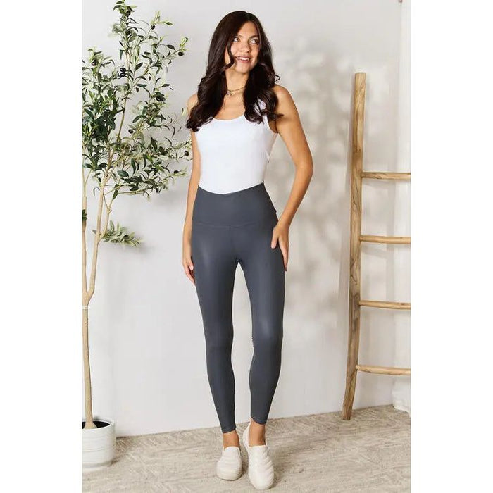 Loveit Wide Waistband High Waist Leggings