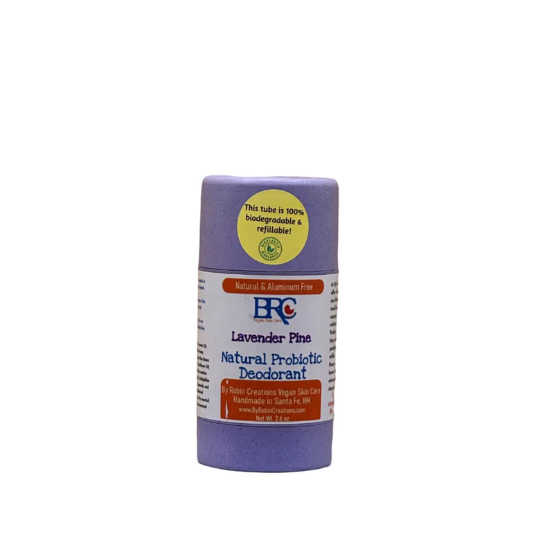 By Robin Creations Natural Probiotic Deodorant Stick, Vegan & Aluminum-Free Deodorant & Body Care