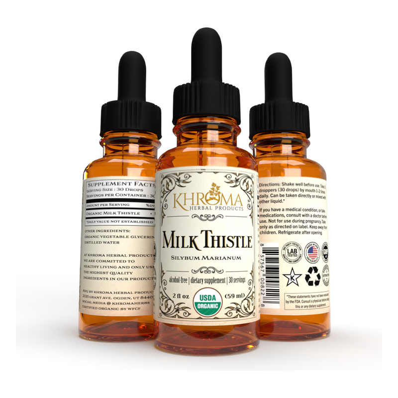 Khroma Herbal Products Organic Milk Thistle