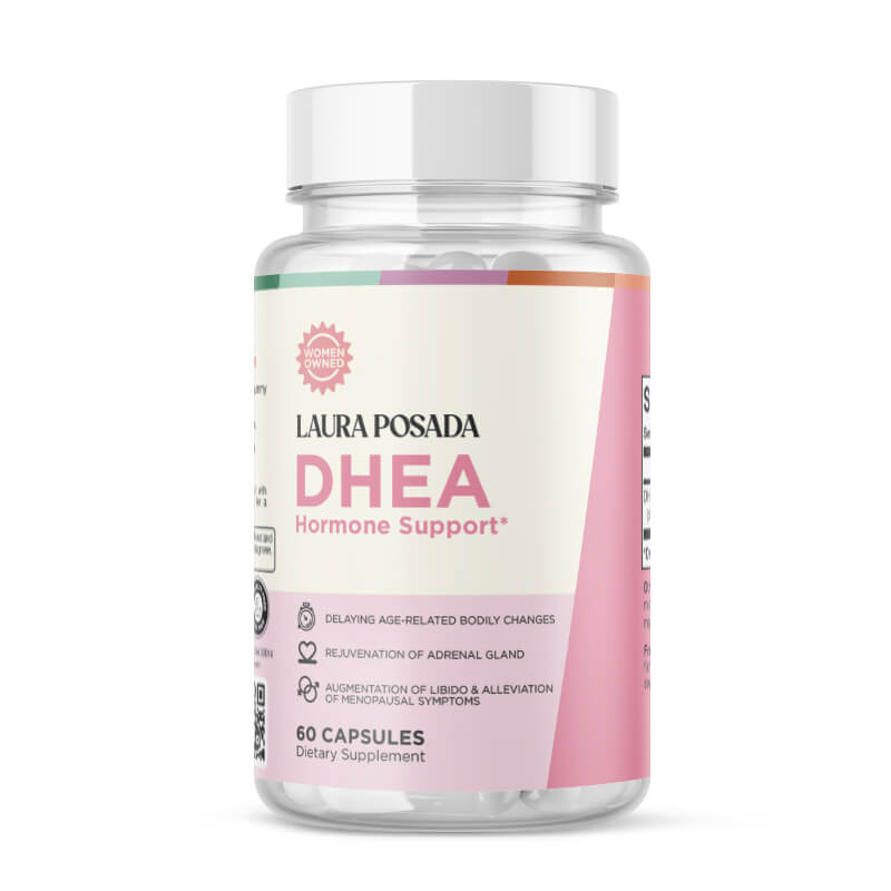 Suplementos Laura Posada by The Brand Atelier DHEA: Hormona Conocida como La Fuente de La Juventud/ Precursor Hormonal Natural/ Mejora Energía y Función Sexual