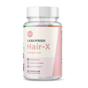 Suplementos Laura Posada by The Brand Atelier Hair-X | Regenerar el Crecimiento, Fuerza y Volumen del Cabello