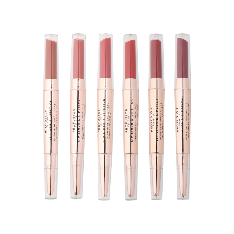 Profusion Cosmetics Lunar Lips 6 PC Lipstick & Liner Set Lips