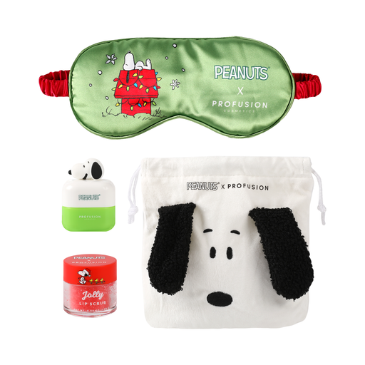 Profusion Cosmetics Peanuts Holiday | And To All A Goodnight Set accessories