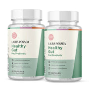 Suplementos Laura Posada by The Brand Atelier Healthy Gut | Pre-Probióticos para Reducir Inflamación y Mejorar Flora Intestinal