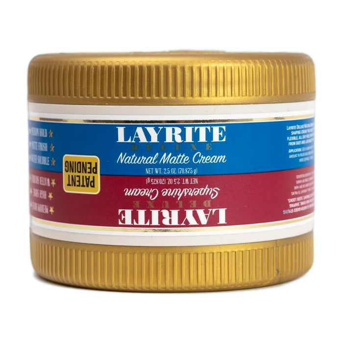 Layrite Deluxe Dual Chamber - Natural Matte & Supershine CreamLayrite Deluxe Dual Chamber - Natural Matte & Supershine Cream