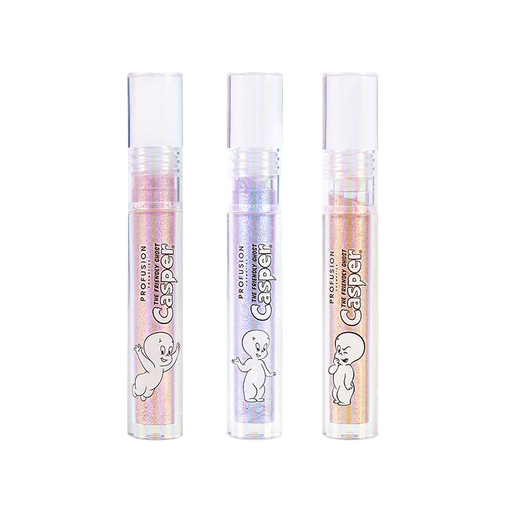 Profusion Cosmetics Casper the Friendly Ghost |  The Ghostly Trio 3PC Glitter Lip Topper Lips