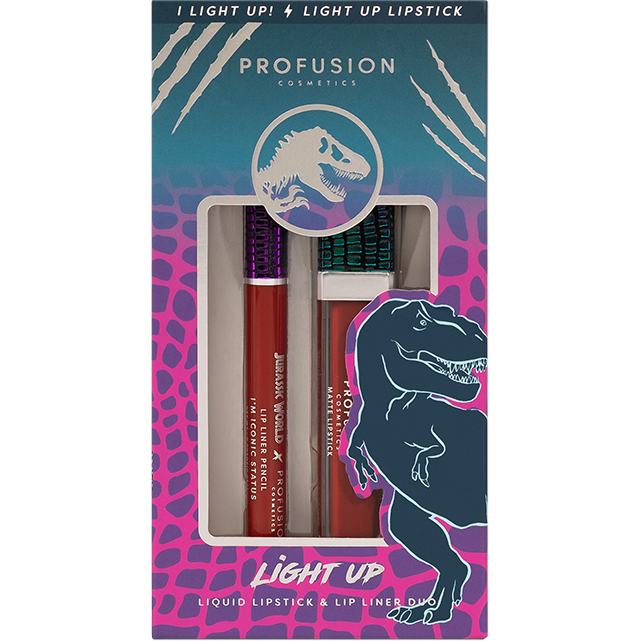 Profusion Cosmetics - Jurassic World Light Up! Lip Kit Collection - 1oz