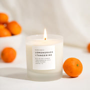 Slow North Lemongrass + Tangerine - Signature Candle Frosted Candles