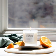 Slow North Lemongrass + Tangerine - Signature Candle Frosted Candles