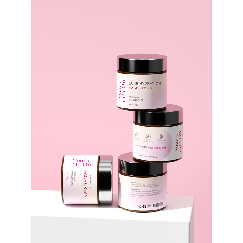 Mom’s Tallow Luxe Hydration Tallow Face Cream (Old Version-New updated formula)